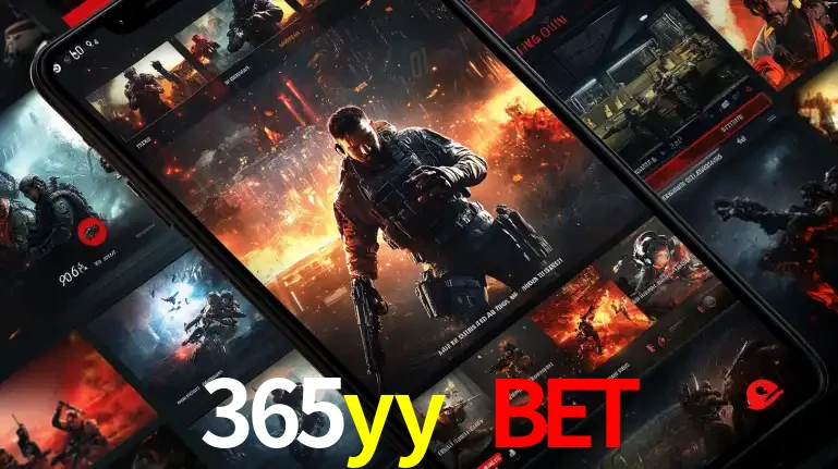 Tela de um celular exibindo uma galeria de jogos de tiro com temática militar, mostrando a variedade de e-sports disponíveis para apostas na plataforma de entretenimento 365yy bet.