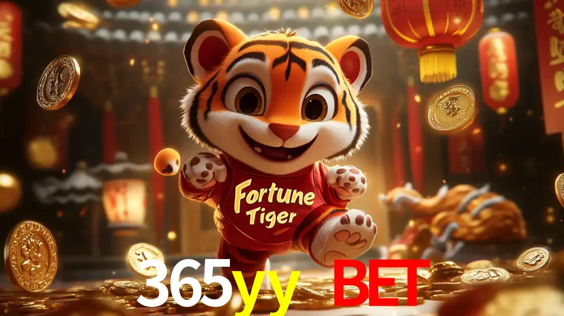 O alegre personagem do Fortune Tiger correndo sobre um caminho de moedas de ouro, simbolizando os grandes prêmios e a diversão do popular jogo de slot do 365yy bet.